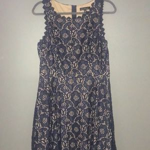Navy Lace Dress